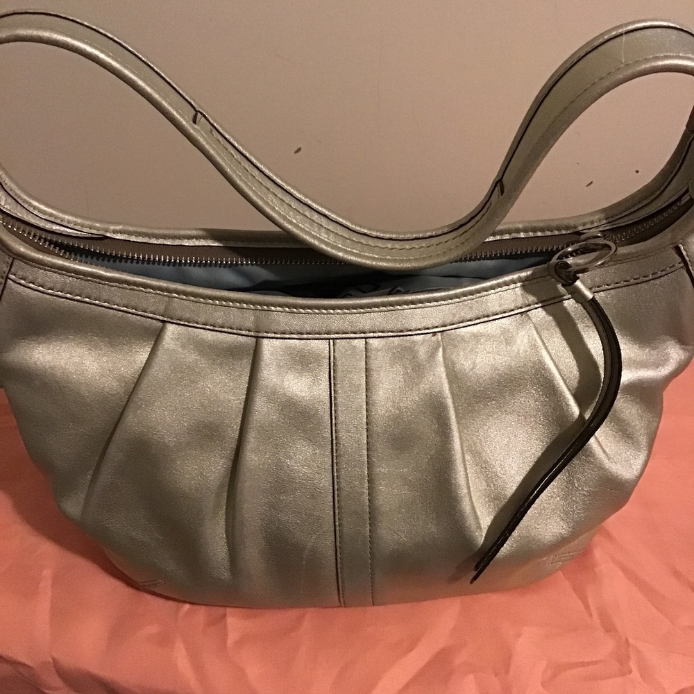 🔥🔥VINTAGE COACH HOBO PURSE, MISSING LONG STRAP, GREAT CONDITION